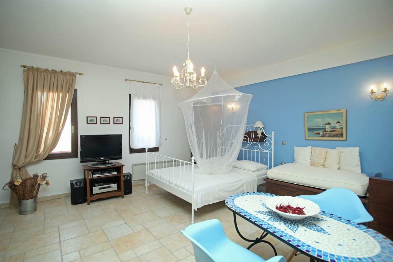 Beautiful Studio In Traditional Afytos Halkidiki-Uvc Sterilized المظهر الخارجي الصورة